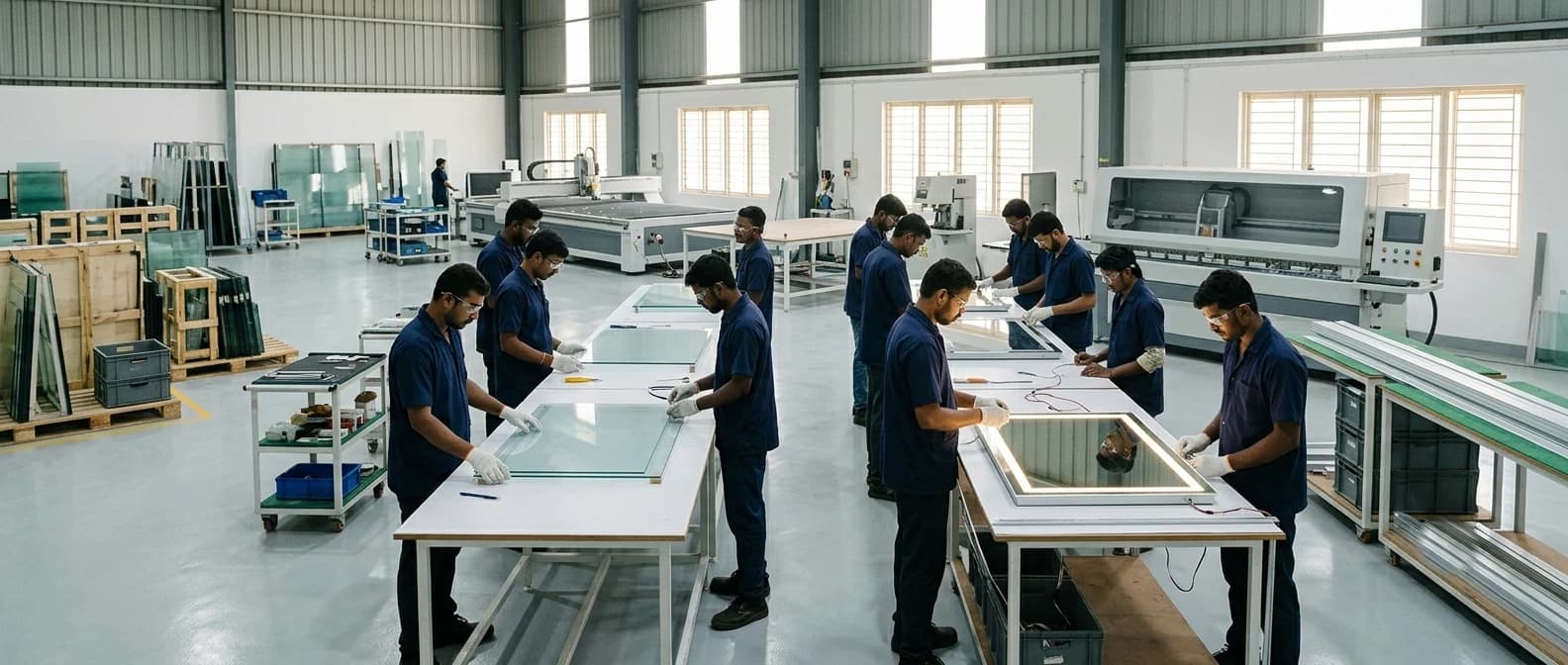 SmartFilm production and installation team at work